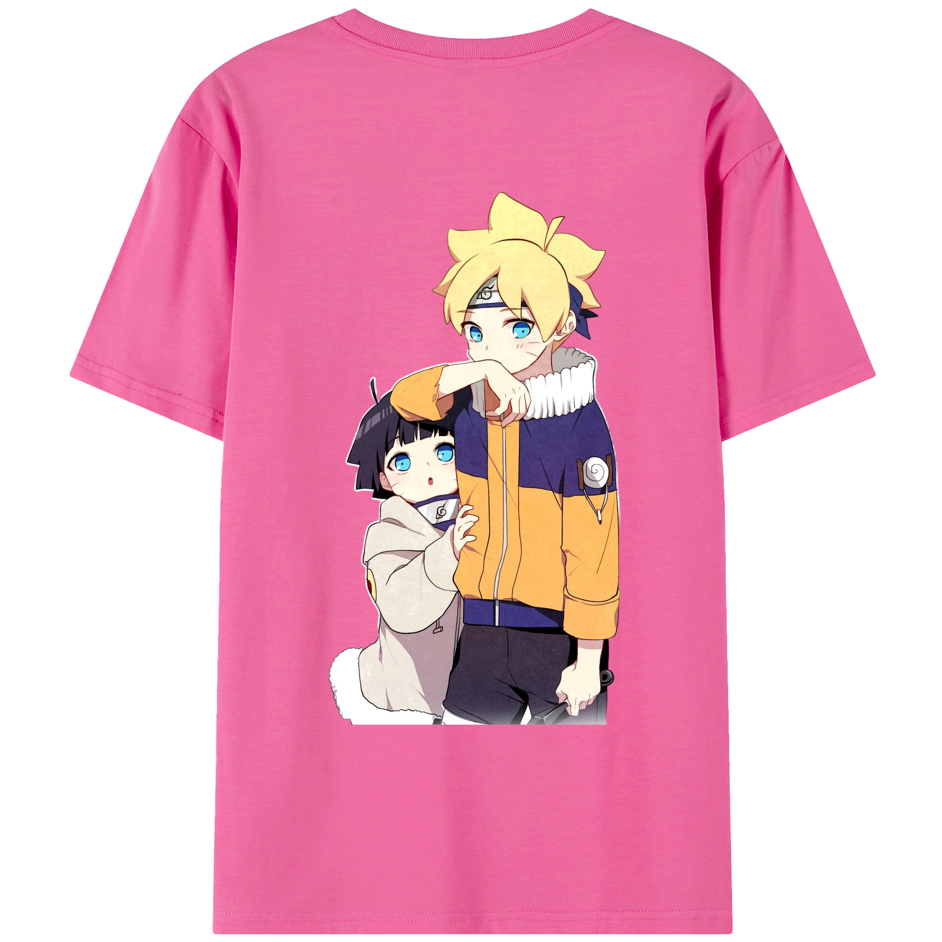 （画像用） NARUTO -ナルト- うずまき ボルト Uzumaki Boruto レディース半袖Tシャツ(バックプリント)